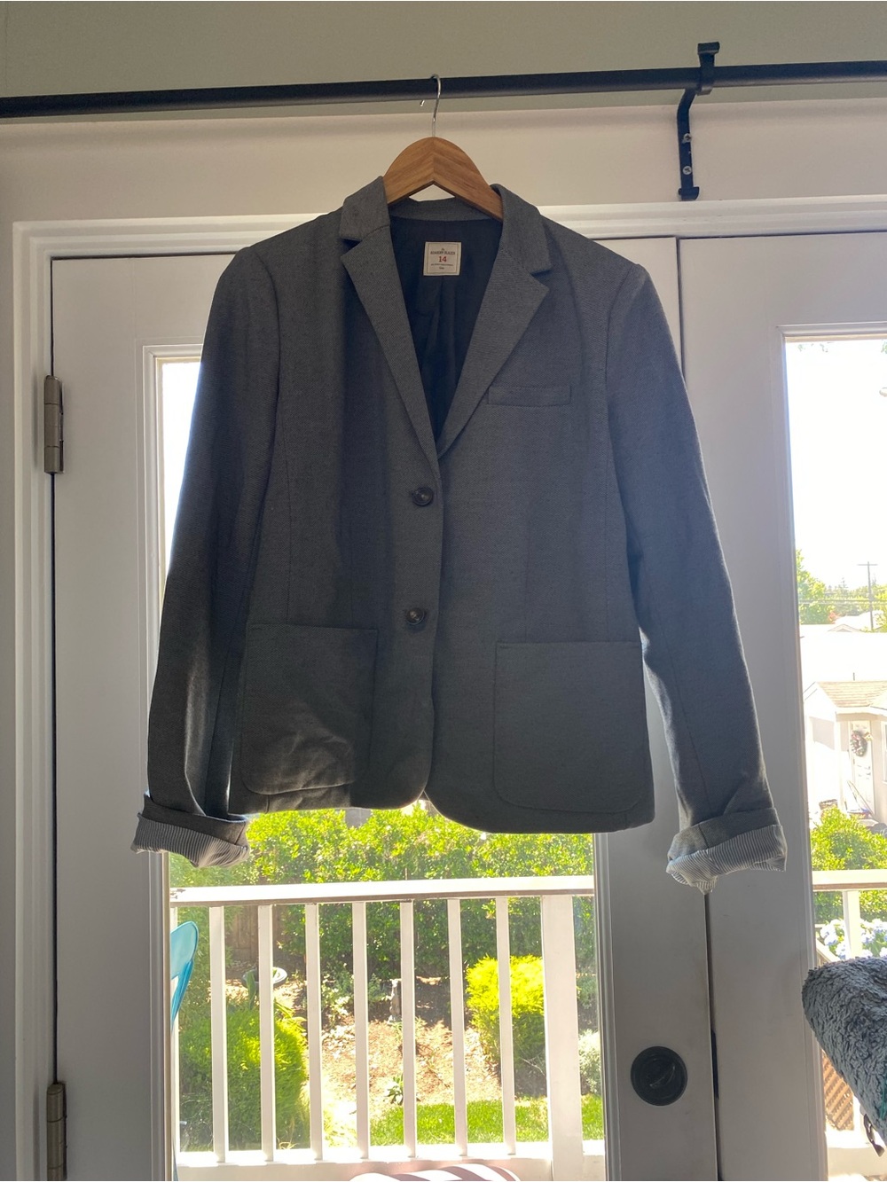 GAP Gray Women's academy blazer